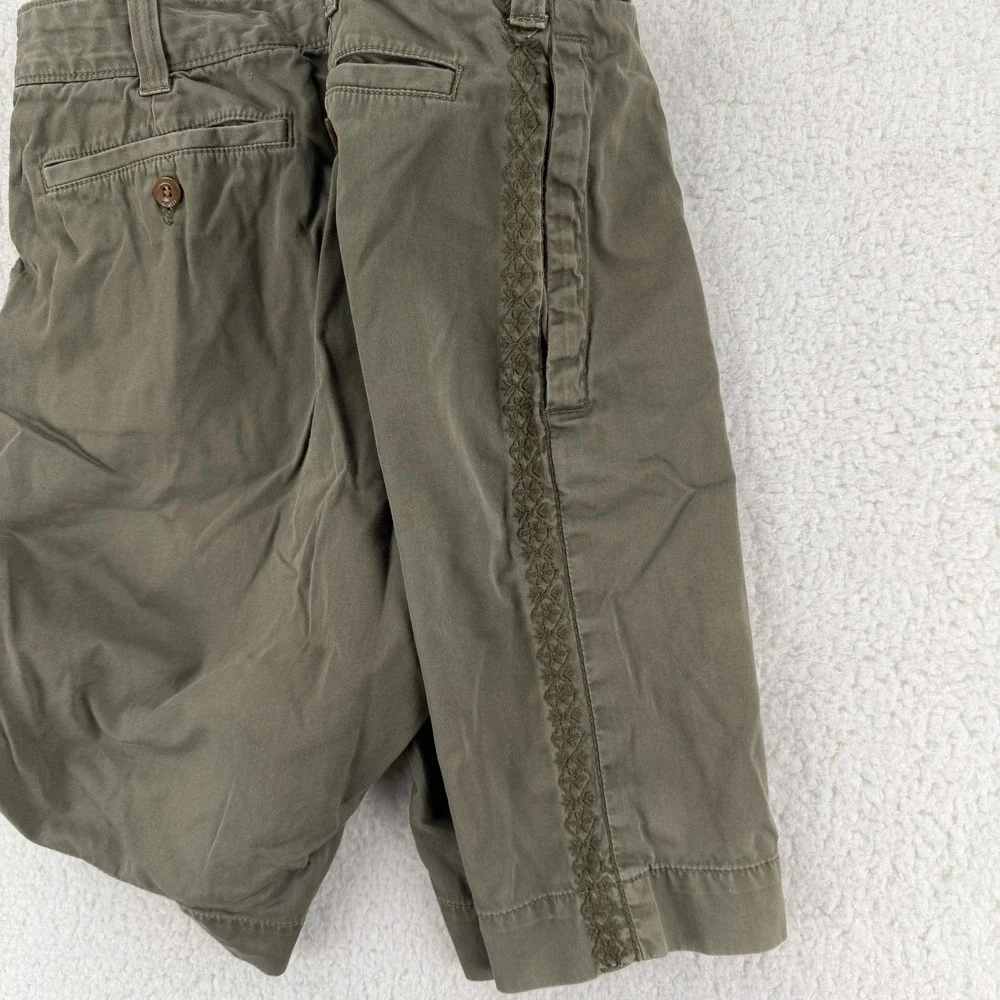 Banana Republic Shorts Mens 31 Green Chino Flat Front Cotton Casual Summer‎